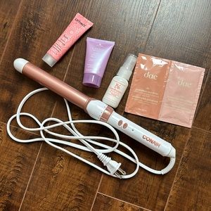 CONAIR // Double Ceramic 1" Curling Wand + Samples